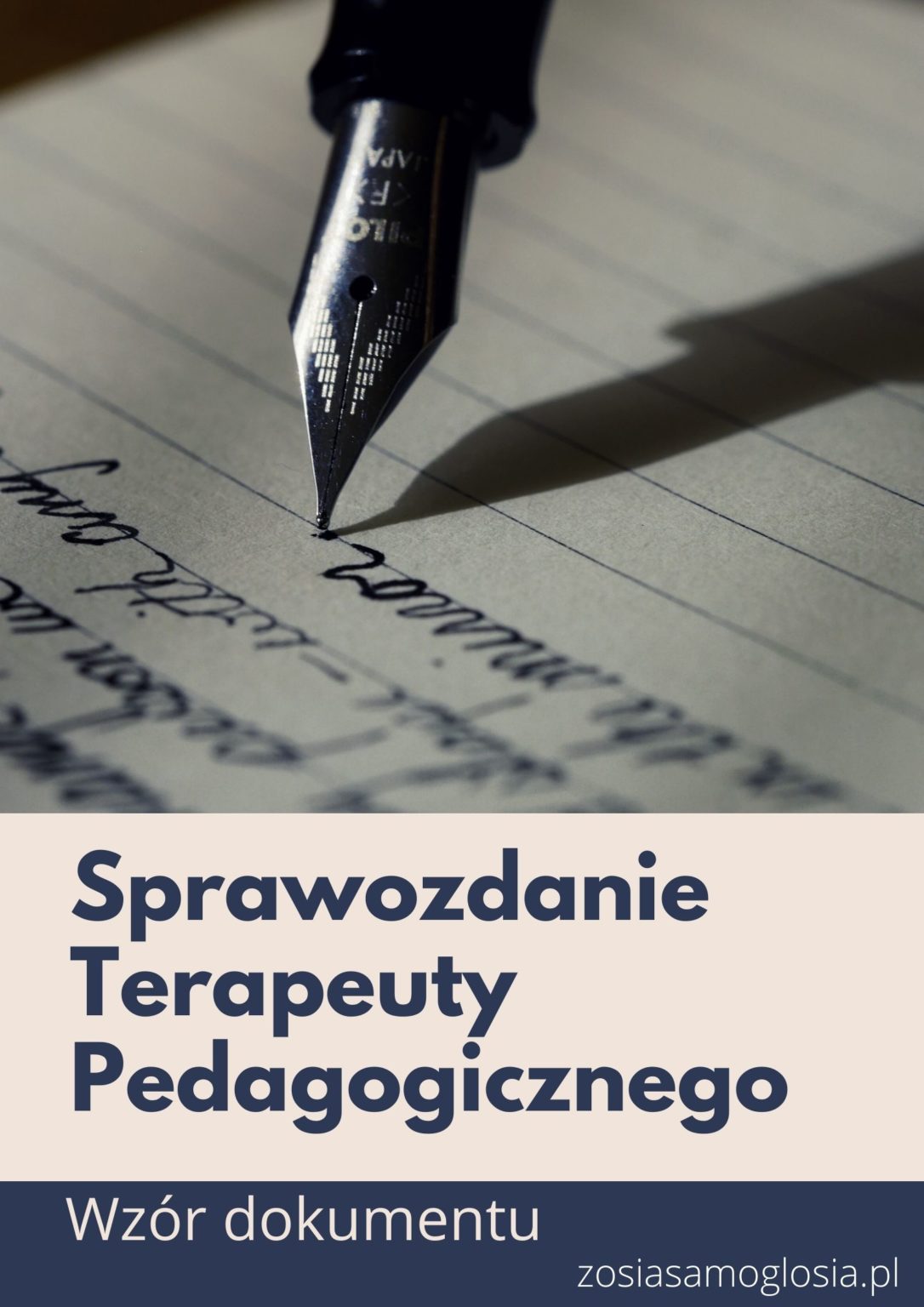 Sprawozdanie Z Nadzoru Pedagogicznego W Przedszkolu 2017 Wzór sprawozdania Terapeuty Pedagogicznego – Zosia Samogłosia