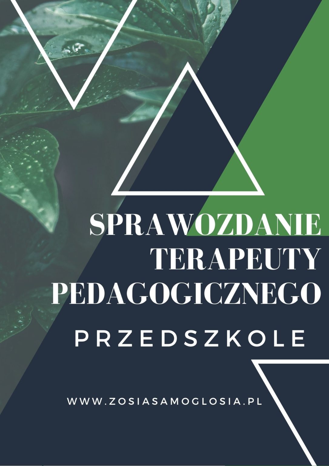 Sprawozdanie Z Nadzoru Pedagogicznego Za I Półrocze 2019 2020 Sprawozdanie Terapeuty Pedagogicznego _ PRZEDSZKOLE – Zosia Samogłosia