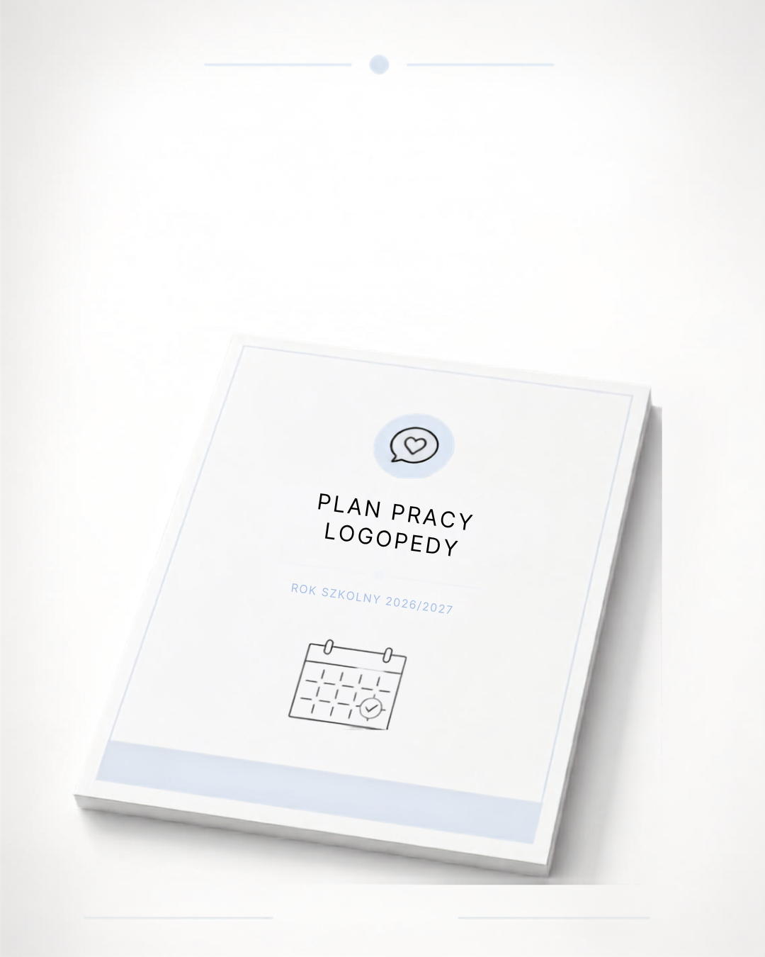 Plan pracy logopedy rok szkolny 2026/2027 - gotowy wzór pdf